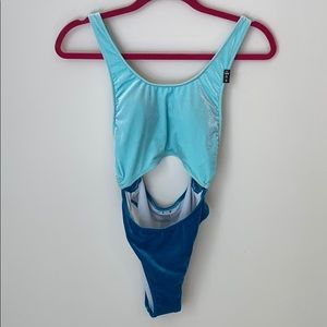 Pink by Victoria’s Secret blue one piece